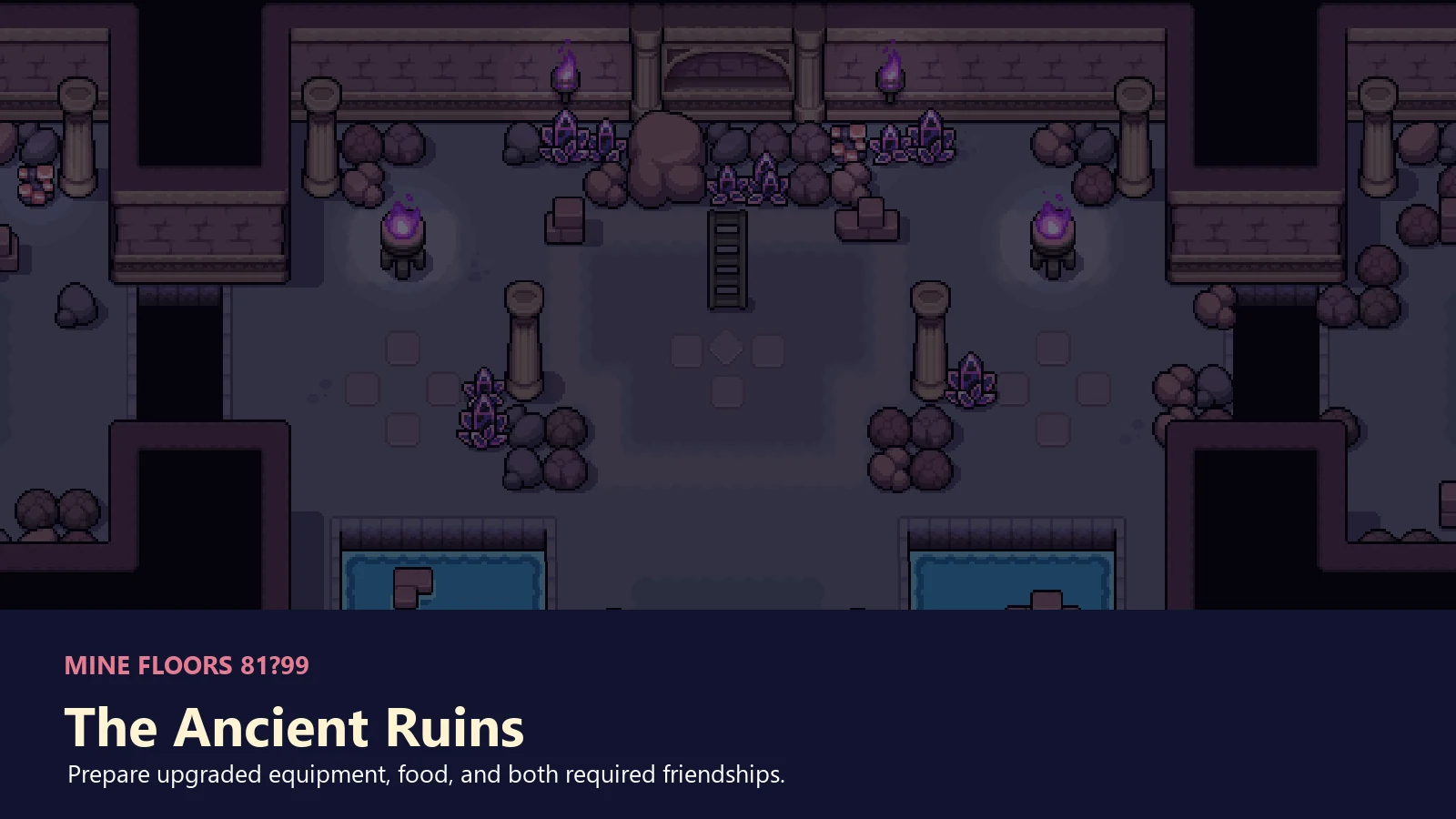 A spoiler-safe room from the Ancient Ruins Mine biome