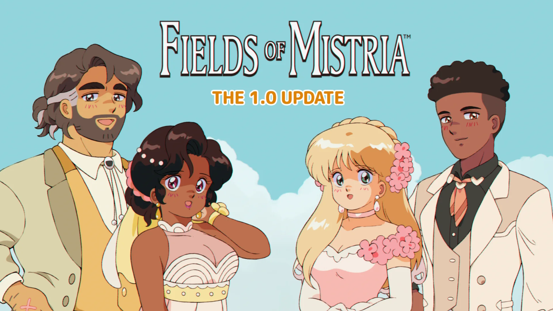 Official Fields of Mistria 1.0 wedding key art